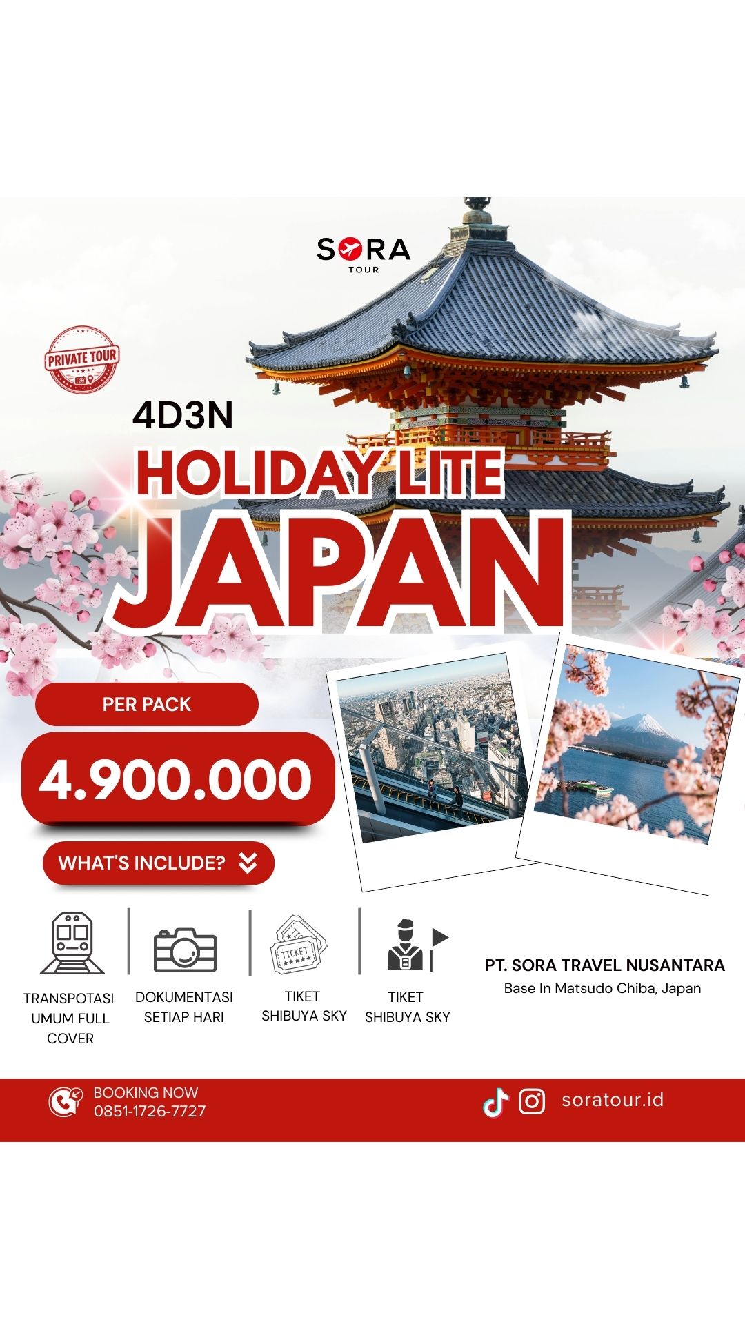 Private Tour Jepang 1 - Sora Tour