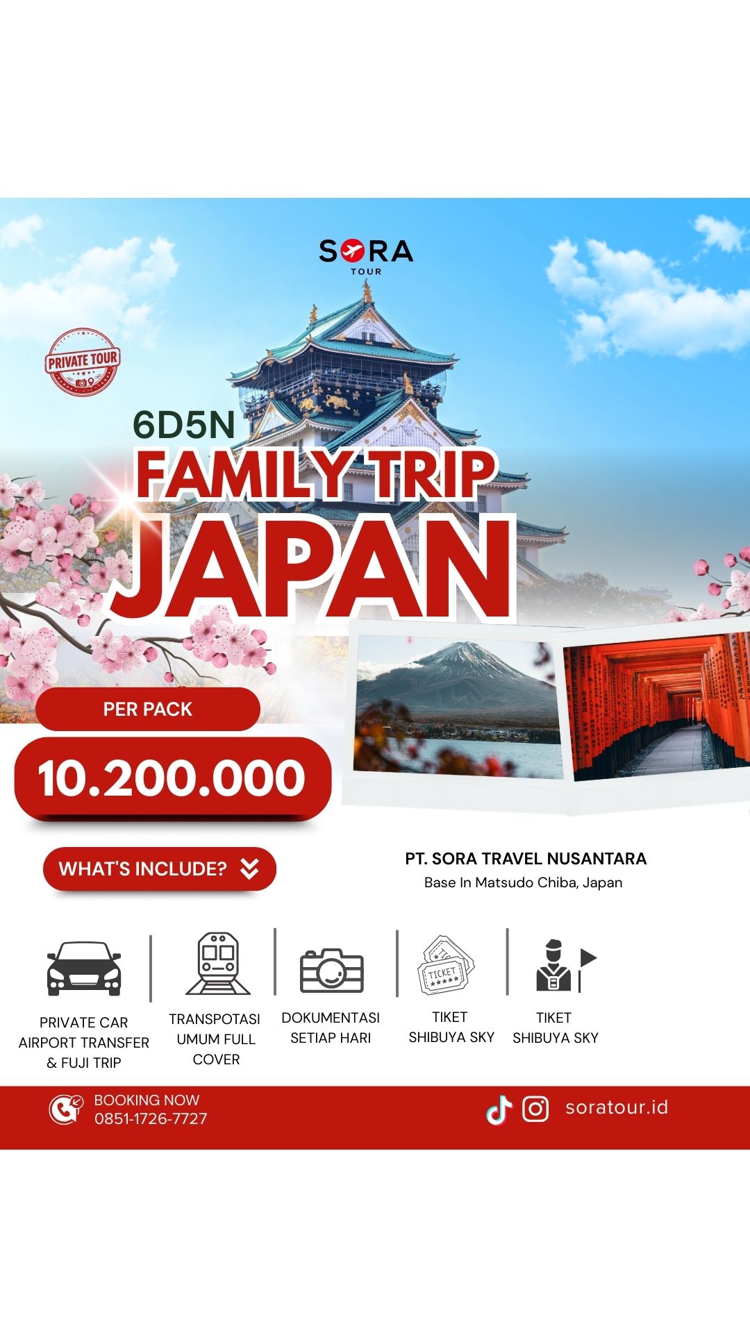 Private Tour Jepang 4 - Sora Tour